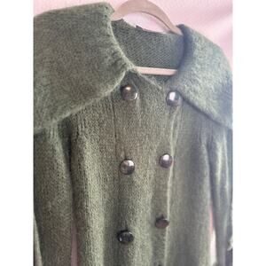 60. Siste's cardigan; mohair blend; made in Italy; size large